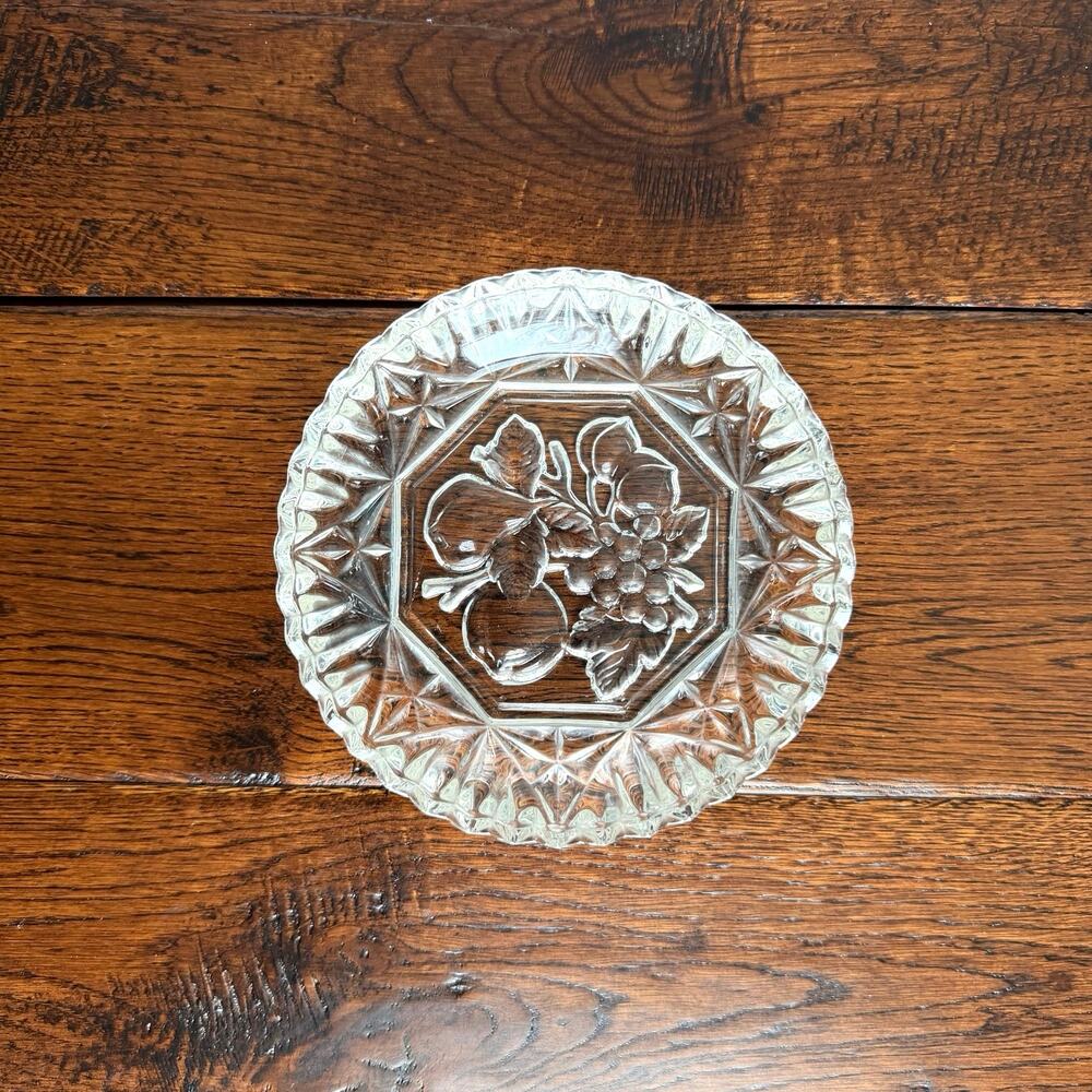 Vintage Federal Glass Pioneer Pattern Clear Glass Bowl